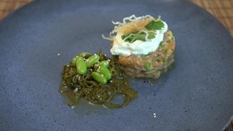 Liaison von Lachs und Limette