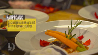 Zarte Lammkeule mit Rosmarin