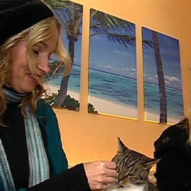 Katzentherapeutin 2 - Ersatzbild Birga Dexel und Piwi Katzentherapeutin 2 - Ersatzbild Birga Dexel und Piwi