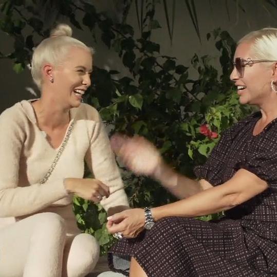 Am Ende sind Mutter Svetlana und Tochter Oksana dann doch wieder ein Herz und eine Seele Am Ende sind Mutter Svetlana und Tochter Oksana dann doch wieder ein Herz und eine Seele