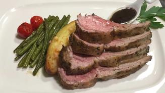 Lammkarree mit Folienkartoffel