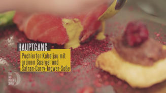 Poschierter Kabeljau