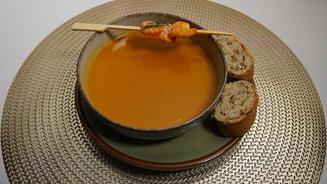 Süßkartoffel-Ingwer-Suppe