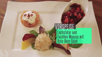 Räucherlachstatar und Räucherforelle