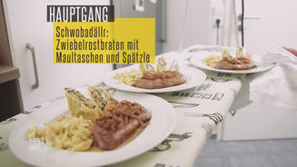 "Schwabenteller": Zwiebelrostbraten