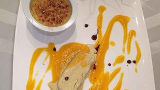 Créme Brulée und Kürbiskernölparfait