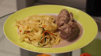 Kalbsröllchen mit Parmaschinken