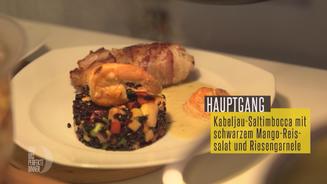 Kabeljau-Saltimbocca