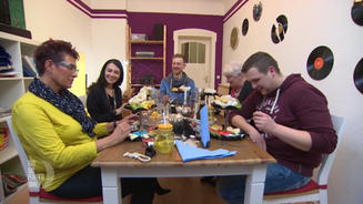 Dessert-Etageren aus Vinyl