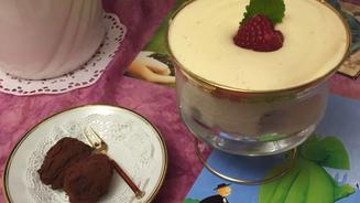 Tiramisu aux framboises