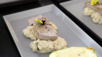  Tuna, Zucchini und Risotto