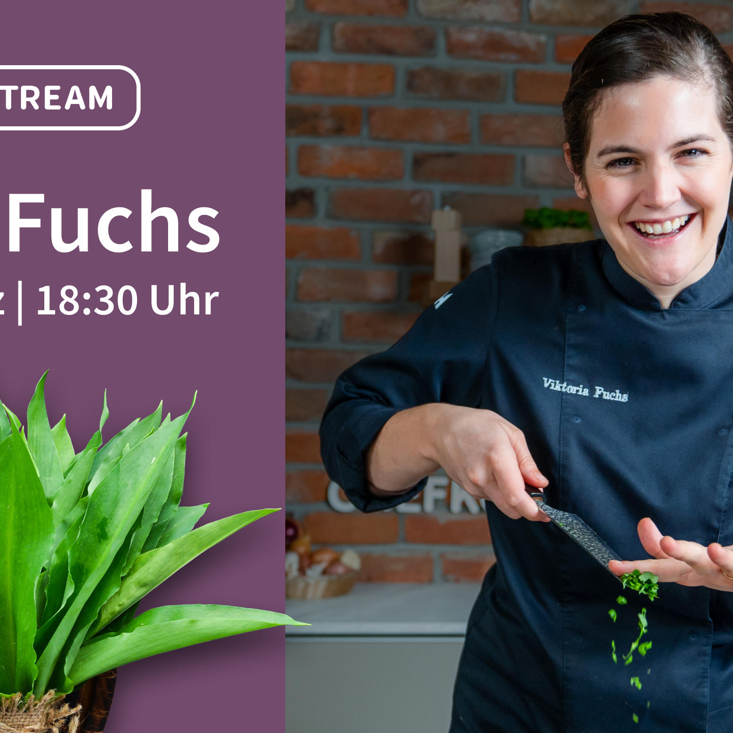 Chefkoch Livestream mit Viki Fuchs – kochen wie eine echte Profi-Köchin. Chefkoch Livestream mit Viki Fuchs – kochen wie eine echte Profi-Köchin.