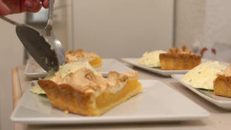 Tarte au Citron mit Tonkabohnen-Eis