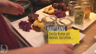 Snirrtjebraten mit Ditn un Datn