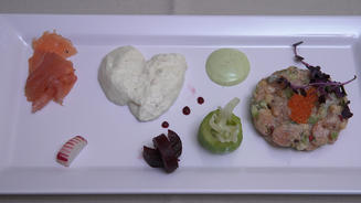 Saiblingstatar und Lachsforelle