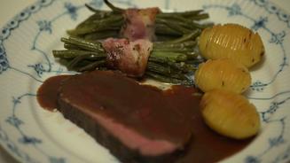 Roastbeef mit Rotweinsauce