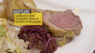 Lammkarree mit Kräutermantel