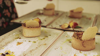 Auberginenpaste mit Kalbsnacken