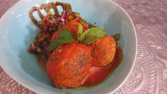 Orientalische Lamm- und Rinderbällchen