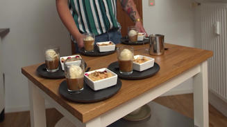  Zwetschgencrumble mit Affogato 