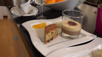 Cappucino Mousse mit Ricotta-Pistazien
