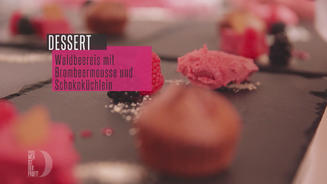 Küchlein von der Valrhona-Schokolade