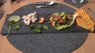 Teichceviche und Planchatoast