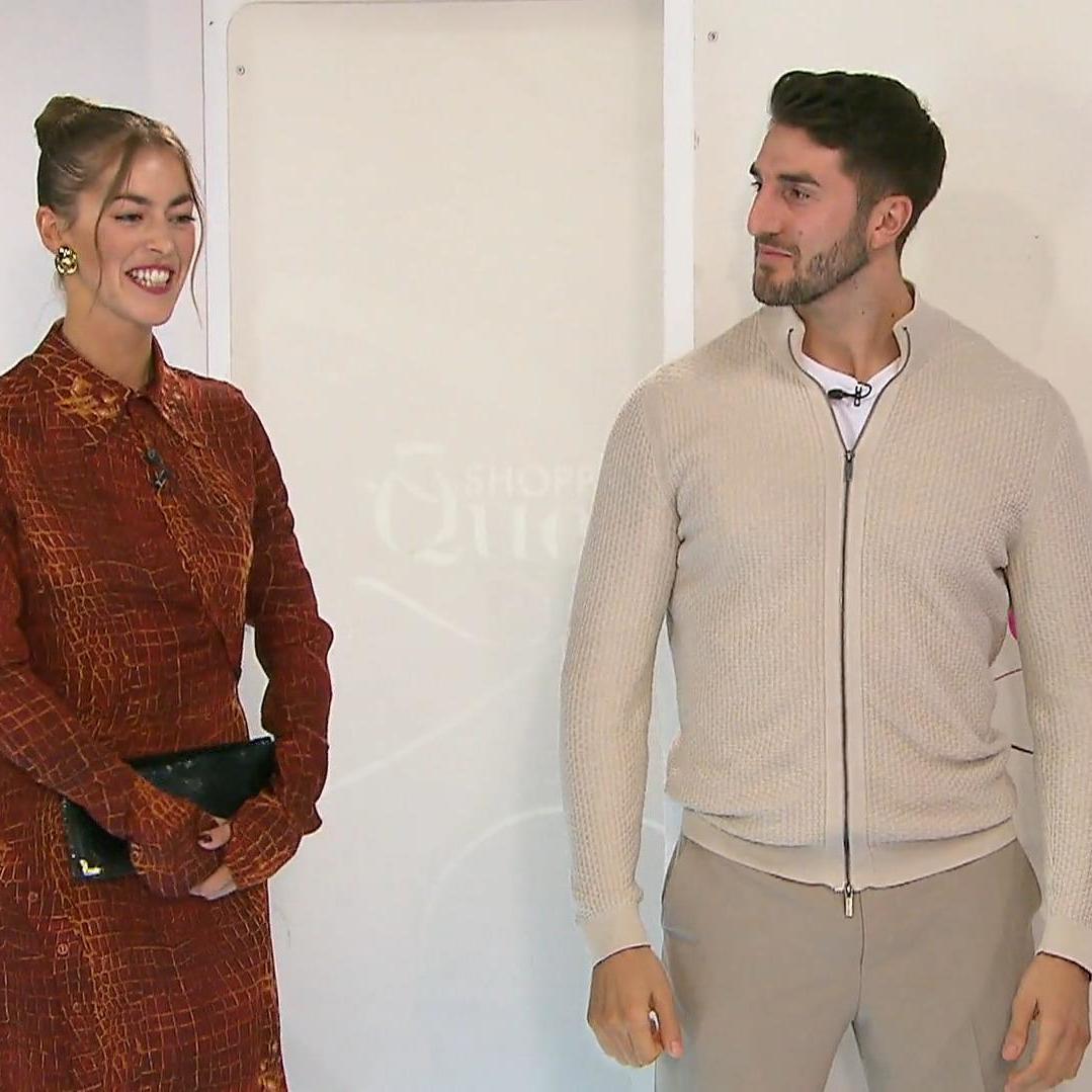 „Shopping Queen“-Kandidatin Katharina in ihrem, gemeinsam mit Bachelor Dennis Gries geshoppten, Look. „Shopping Queen“-Kandidatin Katharina in ihrem, gemeinsam mit Bachelor Dennis Gries geshoppten, Look.