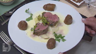 Kalbsfilet mit Bärlauchkruste