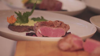 Lammfilet sous-vide an Kräuteröl