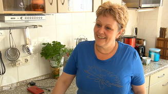 Ewgenija freut sich aufs Dinner