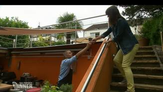 Der weite Weg vom Haus zum Kochbereich