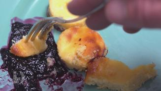 Käsekuchen mit Orangenzesten 