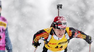 Biathletin ist achtfache Weltmeisterin