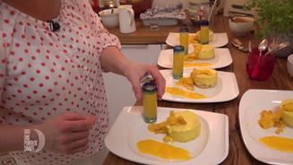 Thai Mousse mit Mangokompott