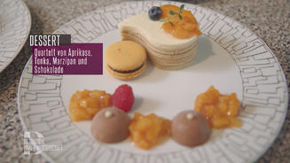 Baumkuchen und Schokoladenbiskuit