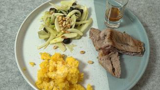 Saltimbocca mit Polenta