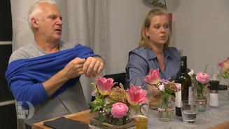 Nadines Dinner gerät zur Schwitzkur 