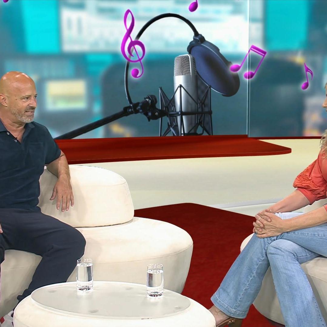 Detlef Steves zu Gast bei Katja Burkard im \Punkt 12\-Studio. Detlef Steves zu Gast bei Katja Burkard im \Punkt 12\-Studio.