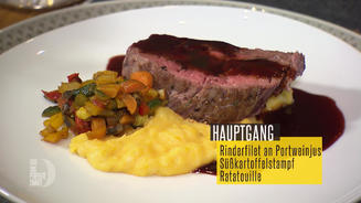 Rinderfilet an Portweinjus