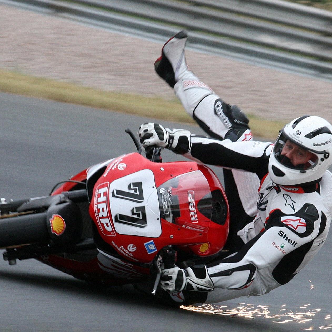 Michael Schumacher bei Motorrad-Training in Spanien gestürzt