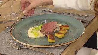 Rinderfilet auf Selleriepüree