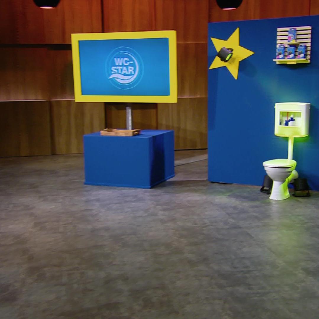 Beim WC-Star glüht die Toilette Beim WC-Star glüht die Toilette