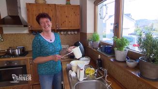 Anette beweist Humor