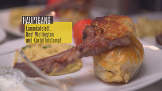 Erdäpfel – Fleisch – Blätterteig