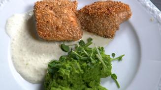 Karo vom Lachs im Sesammantel