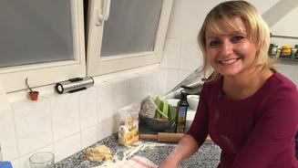 Judith liebt es, Gastgeberin zu sein