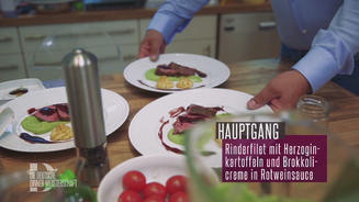 Rinderfilet auf Broccolipüree