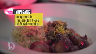 Lammgulasch in Zitronensauce