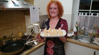 Almuts Hauptspeise geht daneben